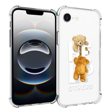 Husa Antisoc pentru iPhone 16e, AirBag PRO, Clear, Help Others