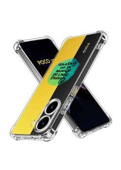 Husa Antisoc pentru Xiaomi Poco X7 Pro, AirBag PRO, Clear, Queens Don't Do Drama We Do Business 