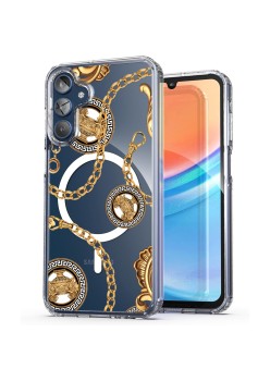 Husa pentru Samsung Galaxy A15 4G, Atasare Magnetica, MagSafe, Slinny, Clear