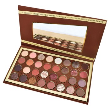 Trusă Machiaj Be Mine – 32 Nuanțe Fard de Pleoape, Texturi Mate, Sidefate & Glitter, Cadou Ideal