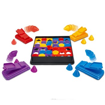 Joc Interactiv 4 Hats Off, Tabla de Joc, Figurine Palarii, Multicolor