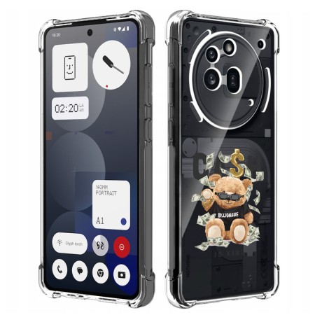 Husa Antisoc pentru Nothing Phone (3a) Pro - AirBag TPU, Colțuri Ranforsate - Cash is King