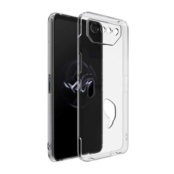 Husa Silicon compatibila Asus ROG Phone 7 / ROG Phone 7 Ultimate, Pastreaza Originalitatea, Transparent 