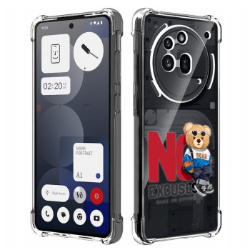 Husa Antisoc pentru Nothing Phone (3a) Pro - AirBag TPU, Colțuri Ranforsate - No Excuses