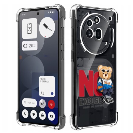 Husa Antisoc pentru Nothing Phone (3a) Pro - AirBag TPU, Colțuri Ranforsate - No Excuses