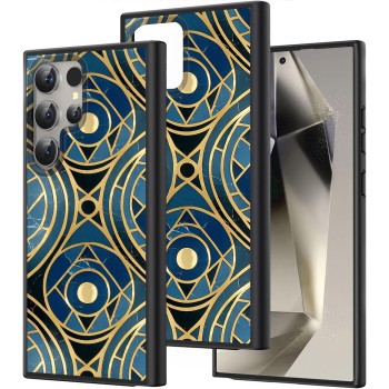 Husă pentru Samsung Galaxy S25 Ultra, DC Cobalt Marble, Protecție Cameră, Antișoc, Design Slim, Lux Aeternum