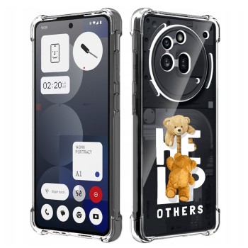 Husa Antisoc pentru Nothing Phone (3a) Pro - AirBag TPU, Colțuri Ranforsate - Help Others