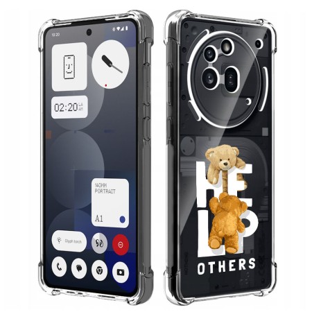Husa Antisoc pentru Nothing Phone (3a) Pro - AirBag TPU, Colțuri Ranforsate - Help Others