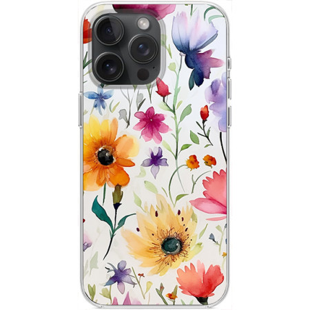 Husa personalizata pentru Apple iPhone 14 Pro, MagSafe Atasare Magnetica, Antisoc, Model Floral 1