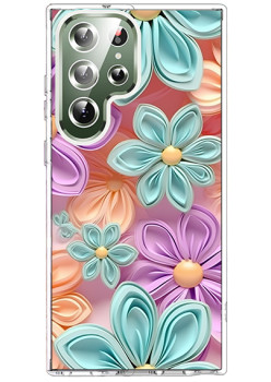 Husa pentru Samsung Galaxy S25 Ultra, Atasare Magnetica, MagSafe, 3D Flower Medley 2