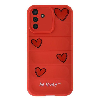 Husa compatibila cu Samsung Galaxy A24, Personalizata Shockproof Rugged, Camera Protect, Rosu