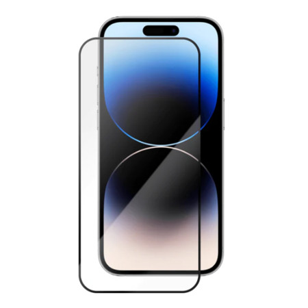 Folie sticla telefon compatibila Apple iPhone 15 Pro Max, Full Glue, 111D, Black