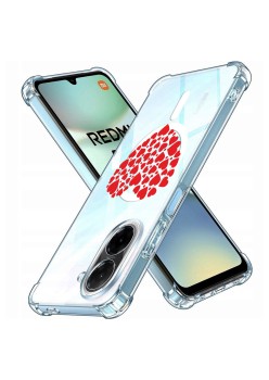 Husa Antisoc pentru Xiaomi Redmi A5 4G (Standard) - AirBag Magsafe, 4 Colțuri Ranforsate, HH - Heart s in heart