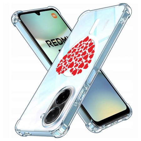 Husa Antisoc pentru Xiaomi Redmi A5 4G (Standard) - AirBag Magsafe, 4 Colțuri Ranforsate, HH - Heart s in heart
