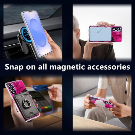 Husa pentru Samsung Galaxy S25 Edge, Compatibila MagSafe, Design NB 1, Protectie AntiSoc, Incarcare Wireless