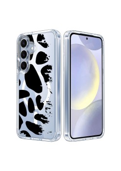 Husa pentru Samsung Galaxy S25, Atasare Magnetica, MagSafe, Pattern Skin 08, Clear