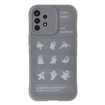 Husa compatibila cu Samsung Galaxy A53, Personalizata Shockproof Rugged, Camera Protect, Gri