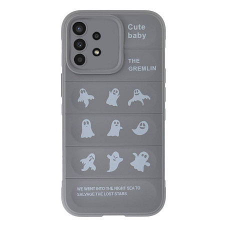 Husa compatibila cu Samsung Galaxy A53, Personalizata Shockproof Rugged, Camera Protect, Gri