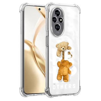 Husa Antisoc pentru Honor 200, AirBag PRO, Protectie Completa, Design Transparent, Help Others