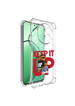 Husa Antisoc pentru Realme 12 / 12x, AirBag PRO, Transparent, Keep it Up