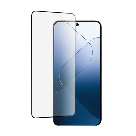 Folie de sticla compatibila Xiaomi 14, 3D, DD Protectie Profesionala, Adeziv Complet, Negru