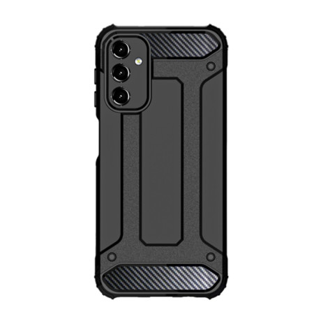Husa telefon compatibila Samsung Galaxy A24, H-Tech Hybrid Armor, Negru 