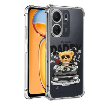 Husa Antisoc personalizata pentru Xiaomi Redmi 13C 4G, AirBag The Sugar Daddy, Clear