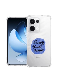Husa Antisoc pentru Oppo Reno13, AirBag PRO, Clear, Always Think Positive