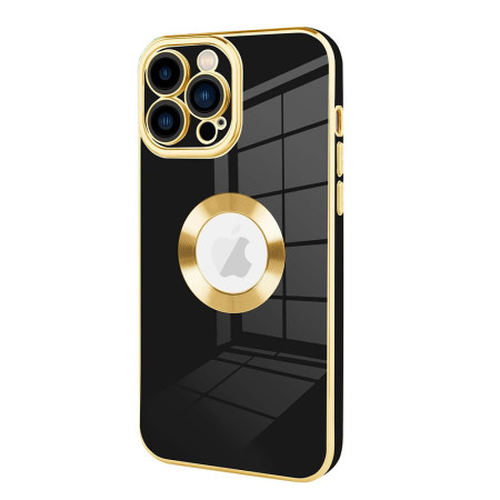 Husa tip MagSafe compatibil Apple iPhone 15 Pro, Luxury Tech, Negru