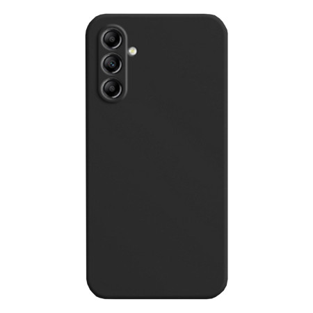 Husa Soft Silicon compatibila cu Samsung Galaxy A24 4G, Matte Efect, Camera Ultra Safe, Negru