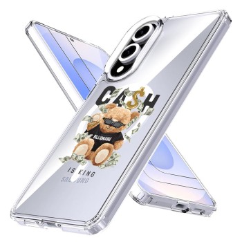 Husa pentru Samsung Galaxy S25 Edge, magnetica compatibila MagSafe, Cash Is King, protectie completa anti soc