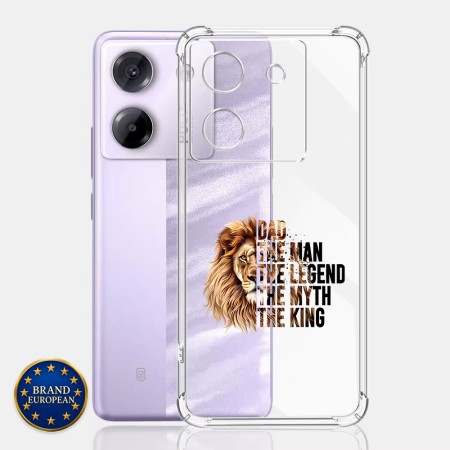 Husa Antisoc pentru Xiaomi Poco M7 Pro 5G - AirBag TPU, Colțuri Ranforsate - The Man The Myth