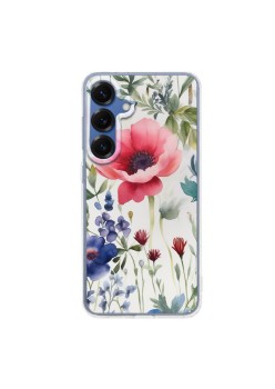 Husa pentru Samsung Galaxy S25, Atasare Magnetica, MagSafe, Model Floral 4