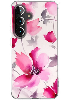 Husa personalizata compatibila Samsung Galaxy S23, MagSafe Atasare Magnetica, Antisoc, Model Floral 6
