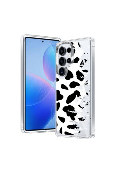 Husa pentru Samsung Galaxy S24 Ultra, Atasare Magnetica, MagSafe, Pattern Skin 12, Clear