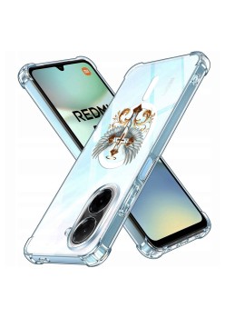 Husa Antisoc pentru Xiaomi Redmi A5 4G (Standard) - AirBag Magsafe, Colțuri Ranforsate - Cross White Wings