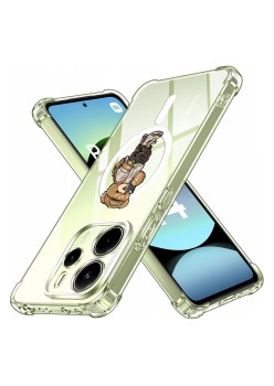 Husa Antisoc pentru Xiaomi Redmi Note 14 4G (Regional) - AirBag TPU, Colțuri Ranforsate- Selfie