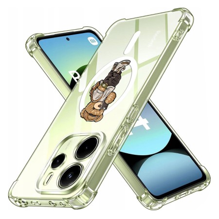 Husa Antisoc pentru Xiaomi Redmi Note 14 4G (Regional) - AirBag TPU, Colțuri Ranforsate- Selfie