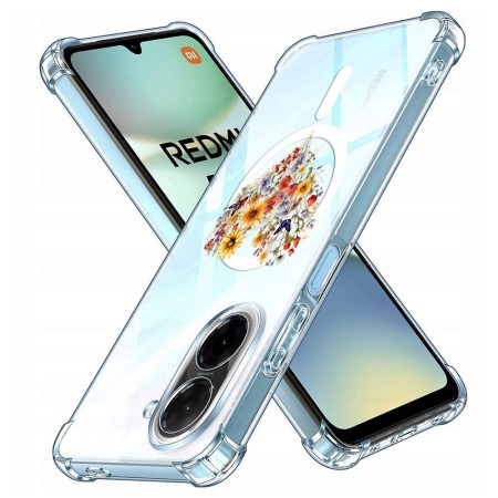 Husa Antisoc pentru Xiaomi Redmi A5 4G (Standard) - AirBag Magsafe, 4 Colțuri Ranforsate, w8 - Heart 