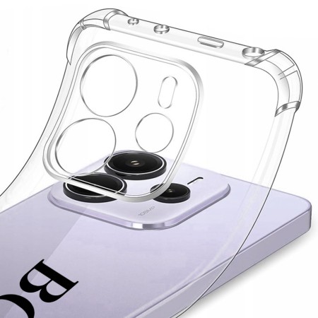 Husa Antisoc pentru Xiaomi Redmi Note 14 4G (Standard) - AirBag TPU, Colțuri Ranforsate - Boss 
