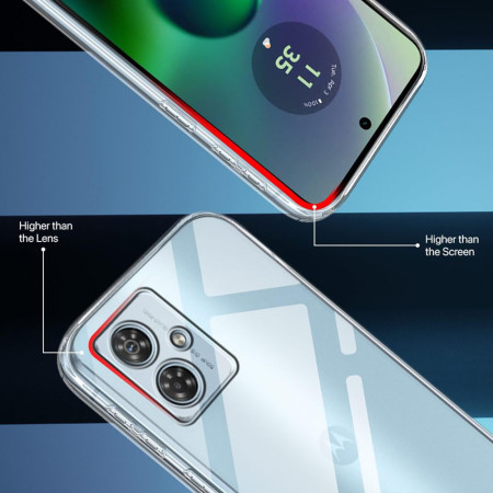 Husa pentru Motorola Moto G54 Power Edition, Pastreaza Originalitatea, Transparent 