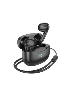 Casti Adio Wireless sterio cu Bluetooth BW40, Compatibile cu IOS & Android, Master Slave, Cu Snur, Negru