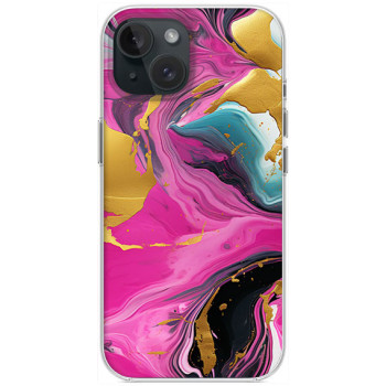 Husa personalizata compatibila Apple iPhone 15 Plus, MagSafe Atasare Magnetica, Antisoc, Neons And Brights 33