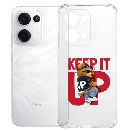 Husa Antisoc pentru Oppo Reno13, AirBag PRO, Clear, Keep it Up