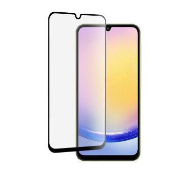Folie de sticla compatibila Samsung Galaxy A25, 3D, DD Protectie Profesionala, Adeziv Complet, Negru