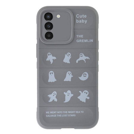 Husa compatibila cu Samsung Galaxy S23 Plus, Personalizata Shockproof Rugged, Camera Protect, Gri