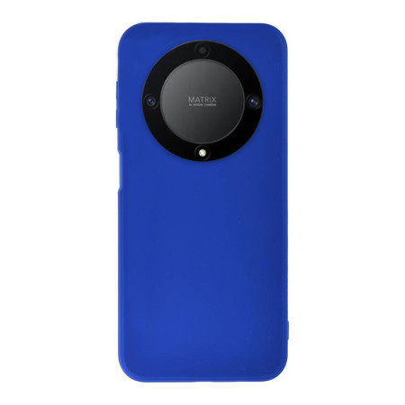 Husa Soft Silicon compatibila cu Honor Magic 5 Lite, Matte Efect, Camera Ultra Safe, Albastru