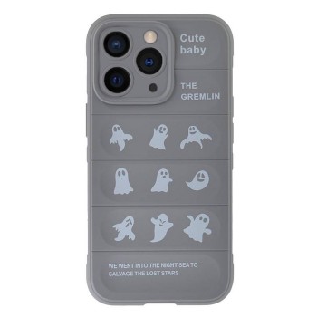Husa compatibila cu Apple iPhone 14 Pro Max, Personalizata Shockproof Rugged, Camera Protect, Gri