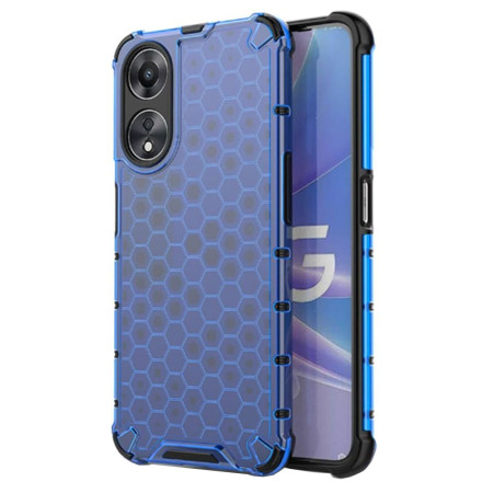 Husa antisoc compatibila Oppo A58, Honeycomb AirBag, Albastru