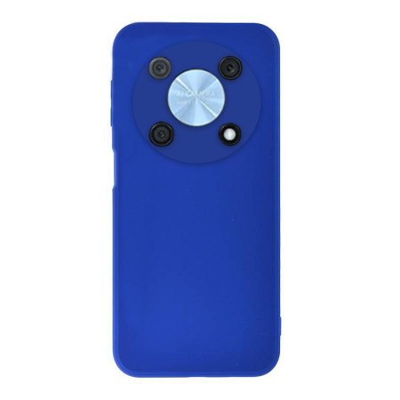 Husa Silicon Huawei Nova Y90, Soft Matt, Protectie Camera Foto, Albastru